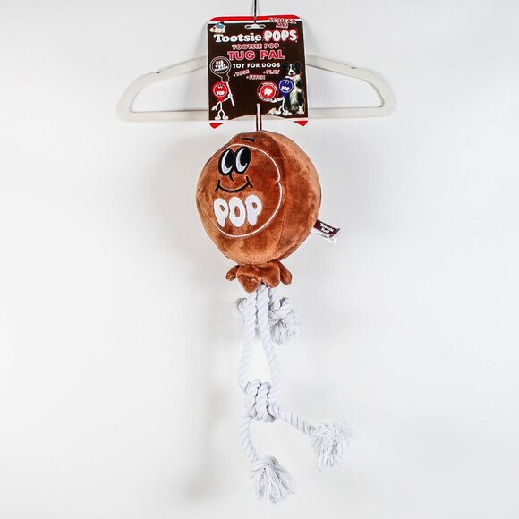 NWT Tootsie Pop Plush & Rope Dog Toy - Picture 1 of 5